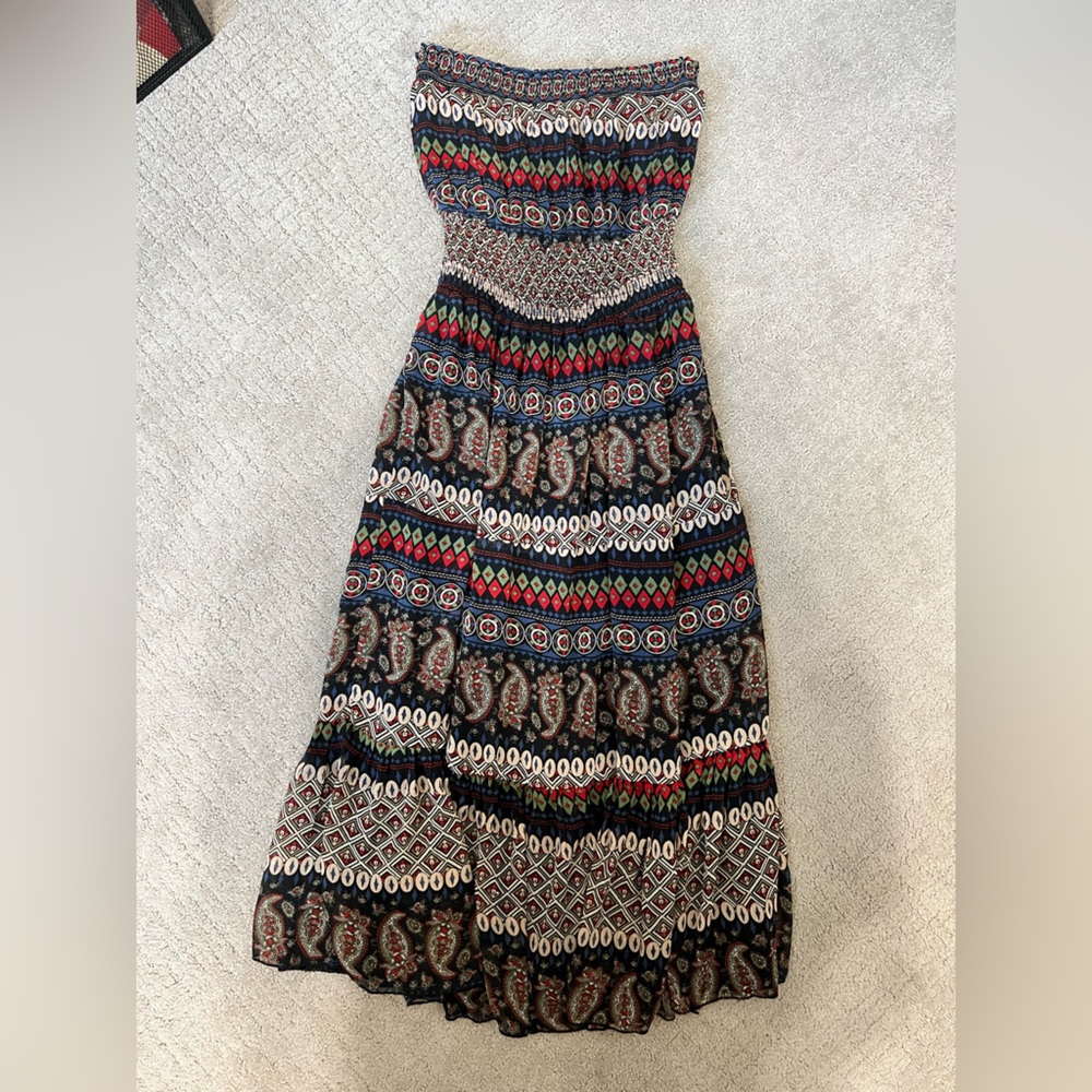 XXI Summer Dress Maxi Strapless